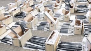 Read more about the article Customs intercepts large cache of arms, ammunition in Lagos