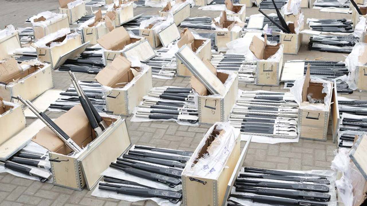 You are currently viewing Customs intercepts large cache of arms, ammunition in Lagos