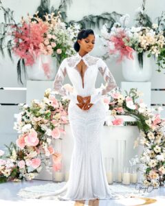 Read more about the article ” Captivating ” – Priscilla Ojo’s Wedding Dress by Veekey James